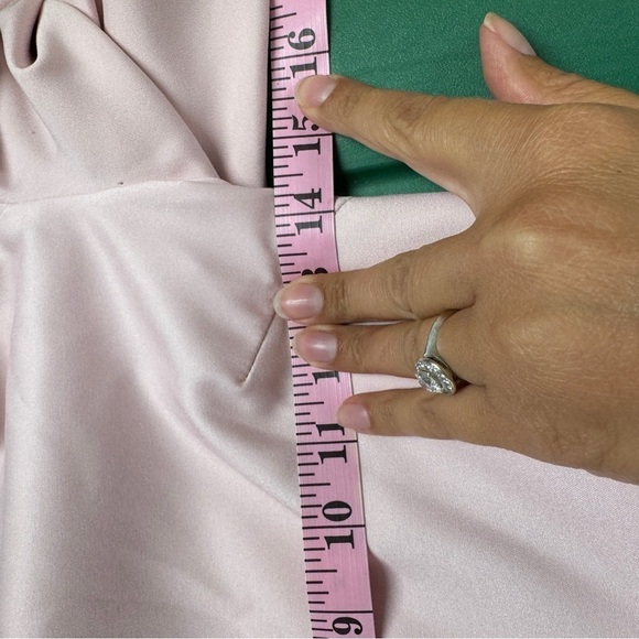 TED BAKER CALINDA SOFT BLOSSOM BARDOT DRESS PINK - Picture 11 of 14